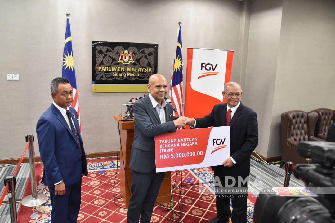 Portal NADMA Penyerahan Sumbangan FGV ke Tabung Bantuan Bencana